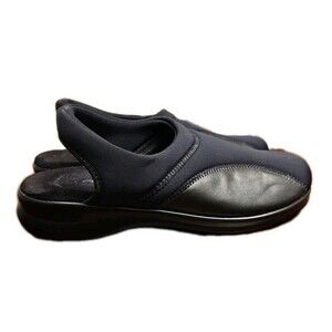 Flexus Spring Step Flexia Italian Leather Clogs Slingback Black EU 38 / US 7.5-8
